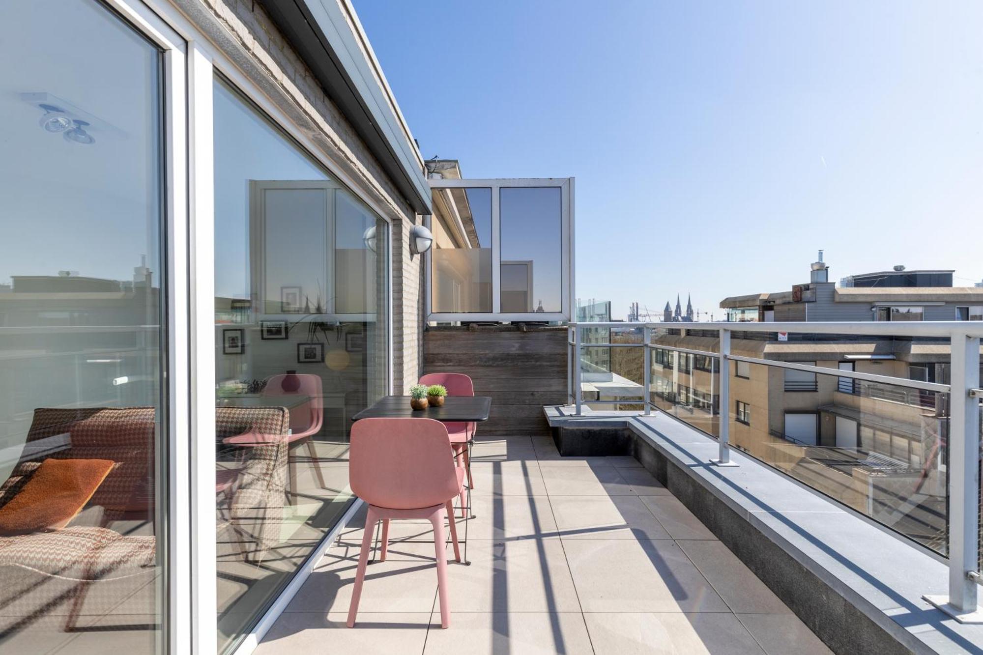 Penthouse Bij Leopoldpark Leilighet Oostende Eksteriør bilde