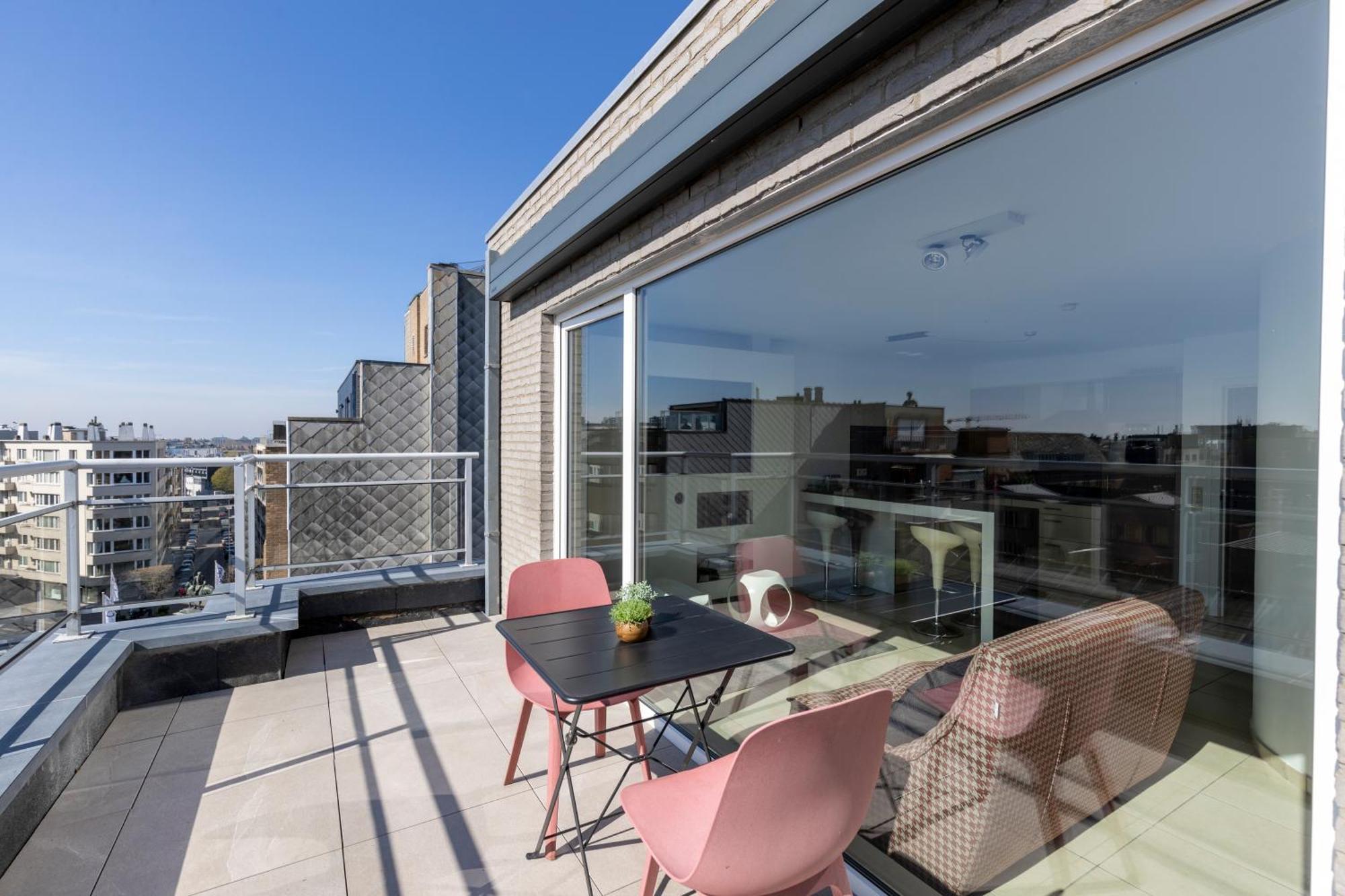 Penthouse Bij Leopoldpark Leilighet Oostende Eksteriør bilde